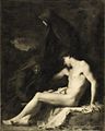 Dessin de Jean-Jacques Henner, vers 1889.