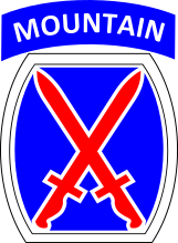 Нарукавная эмблема 10-й горной дивизии