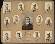 St. Louis Browns Baseball Team, 1902. Michael T. "Nuf Ced" McGreevy Collection, Boston Public Library St. Louis Browns Baseball Team, 1902 - DPLA - b87b3ebb66af4ebbfe92903fd1519429.jpg