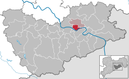 Läget för kommunen Stadt Wehlen i Landkreis Sächsische Schweiz-Osterzgebirge
