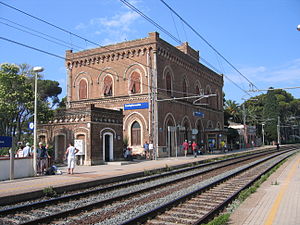 La gare de Castiglioncello.