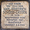 Stolperstein für Karl-Friedrich Schorr-Lassen