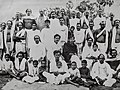 Tallapragada Prakasarayadu (seated on chair, second from left) at the Ananda Niketan Ashram he established in 1924 (picture from 1928)