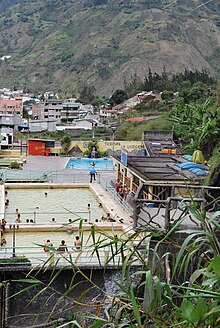 Hydrothermal baths in Banos de Agua Santa, Ecuador Thermal baths in Banos.jpg