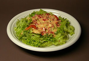 Salad with Thousand Island Dressing