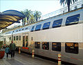 Train o Morocco at Rabat station