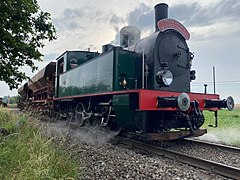 Locomotive tubize 2069 préservée au Stoomtrein Dendermonde Puurs