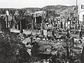 Martin kaupunginosa jatkosodan pommitusten jälkeen vuonna 1941