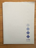 USL presentation folder, made starting 1991 Unix System Laboratories presentation folder.jpg