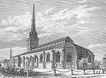 Avbildning av kyrkan från 1889.