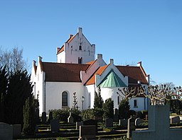 Vallkärra kyrka i februari 2012
