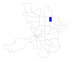Location within the city of Spokane