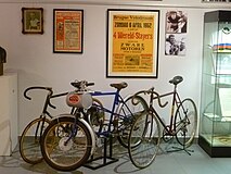 The KOERS museum holds a large collection of bicycles, posters and jerseys.