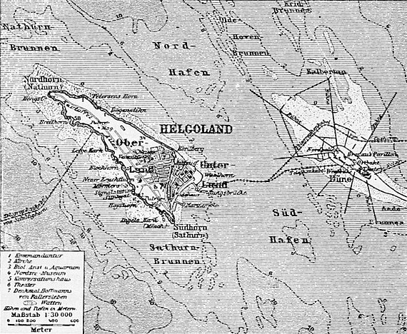 Карта к статье «Гельголанд». Военная энциклопедия Сытина (Санкт-Петербург, 1911-1915).jpg