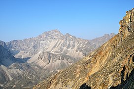 Vue du pic BAM du massif de Kodar