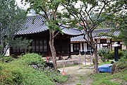 Two structures at 제월당및옥오재 taken from a distance