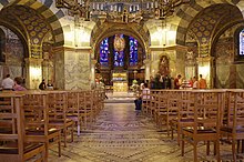 The pinnacle of Carolingian architecture: The Palatine chapel at Aachen, Germany. Aachener Dom BW 2016-07-09 16-20-40.jpg