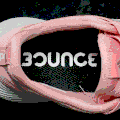 Ambigramm Bounce, Adidas-Schuhe.
