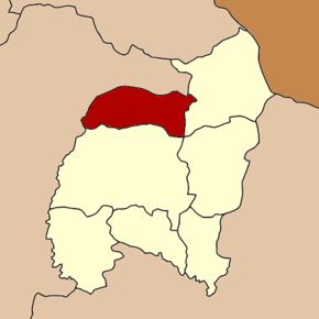 Amplasarea districtului în provincia Amnat Charoen