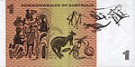 Australian dollar, 82 cents Australian $1 - original series - reverse.jpg