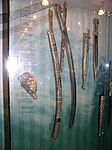 鞘と柄に装飾の施されたシャシュカ ミンスクの国立博物館の展示品