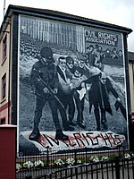 A mural in Derry commemorating Bloody Sunday Bloody Sunday mural - panoramio.jpg