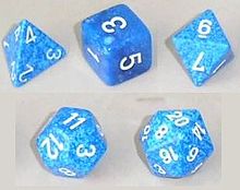 A set of polyhedral dice. BluePlatonicDice2.jpg