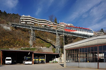 Bridge just above the lower station