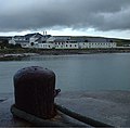 Bruichladdich distillery (with a rather nice bollard in the foreground.