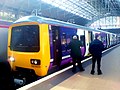 323223 (Northern Rail) sits at Manchester Piccadilly with a service to Alderley Edge.