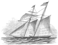 An original Baltimore clipper: These were used as privateers during the War of 1812. Clipper Built Privateer Schooner.gif