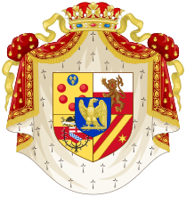 Blason Elisa Bonaparte (1777-1820) orn