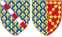 Coat of Arms of Jeanne II of Navarre as Queen of Navarre.svg