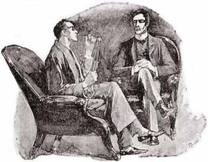 Illustration of the Sherlock Holmes short stor...