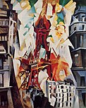 Champs de Mars: de rode toren, Delaunay