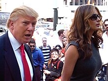 Melania and Donald in 2006 Donald Trump and wife Melania.jpg