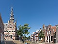 Franeker, l'hôtel de ville et le planétarium