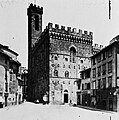 Palazzo del Bargello e imbocco di via del Proconsolo verso il 1570