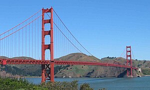 Golden Gate Bridge San Francisco California's most famous landmarks