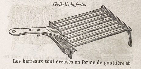 Grill avec un lèchefrite, 1869