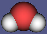 model molekuly vody