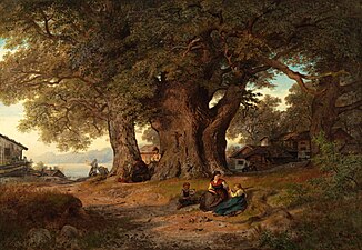 Sous le chêne (1858)