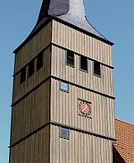 Hölzerner Glockenturm aus dem 19. Jahrhundert