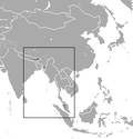 Aire de répartition de la taupe d'Himalaya