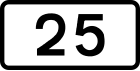 Route 25 shield}}