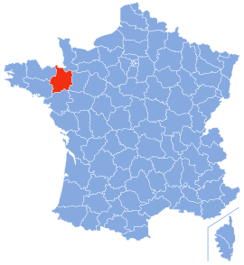 इल-ए-व्हिलेनचे फ्रान्स देशाच्या नकाशातील स्थान