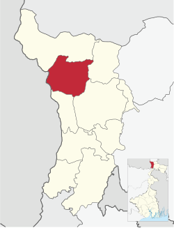 Location in Darjeeling district