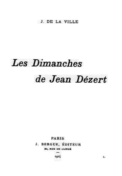 Image illustrative de l’article Les Dimanches de Jean Dézert