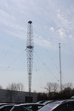 Lisnagarvey transmitter mast, April 2010.JPG