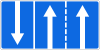 Traffic directions in traffic lanes